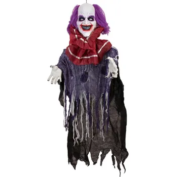 Party dekorace Halloween Klaun Robby, 120cm