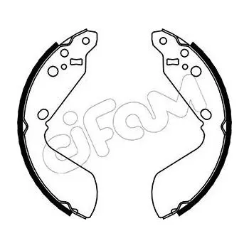 Auto-moto Sada brzdových čelistí CIFAM 153-399