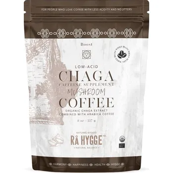 Káva Ra Hygge BIO Peru Arabica Chaga zrnková káva 227 g