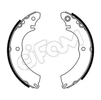 Auto-moto Sada brzdových čelistí CIFAM 153-263