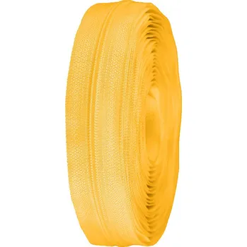 Zip spirálový No 3 metráž pro jezdce typu ASIC, barva 111 žlutá tmavá