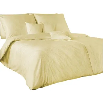 Povlečení Damaškové povlečení Geon vlčí máky žlutá 140x220 70x90