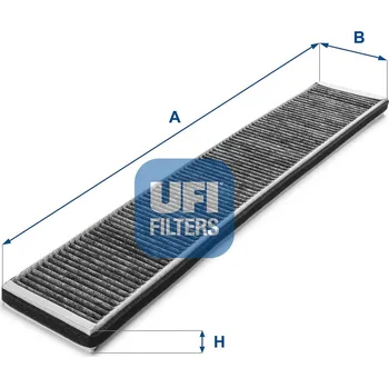 Ventilátor topení a klimatizace Filtr, vzduch v interiéru UFI 54.121.00
