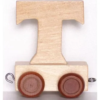 Dětské zboží Bino Vagónek-T-hnědé kolečka