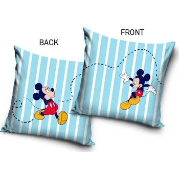 Povlak na dekorativní polštářek Carbotex Povlak na polštářek Mickey Mouse Já si Pískám