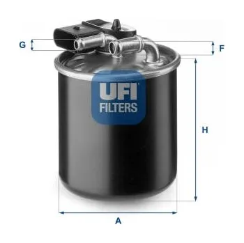 Palivový filtr Palivový filtr UFI 24.150.00