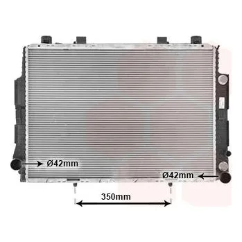 Motor automobilu Chladič, chlazení motoru VAN WEZEL 30002131