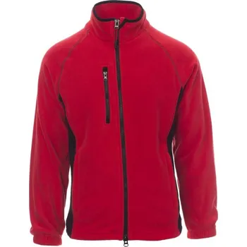 Pánská mikina Pánská fleecová mikina ASPEN+, Payper Barva: ČERVENÁ/ČERNÁ, Velikost: 4XL