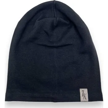 Čepice Fashion Chlapecká černá jarní čepice Barva: Černá