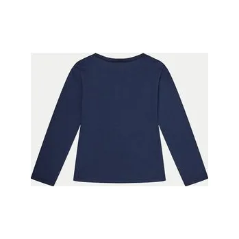 Pánská móda United Colors Of Benetton T-Shirt 3I1XC10JS Tmavomodrá Regular Fit 140