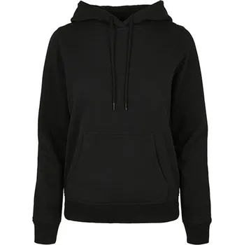 Dámská mikina Build Your Brand Dámská mikina s kapucí Built your Brand Basic Černá 5XL