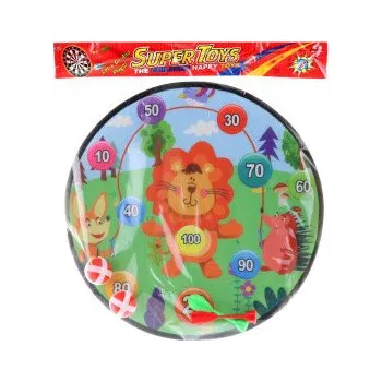 Terč zvířátka 35 cm na míčky a šipky