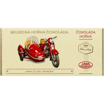 Čokoláda CHOCO POLA - JAWA-ČZ 350 „Kývačka“ - hořká čokoláda 100g