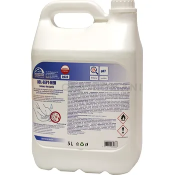 Tekutý přípravek pro hygienickou a chirurgickou dezinfekci rukou s baktericidními, fungicidními a virucidními účinky 5 l | DOLPHIN, DOL-SEPT-MED