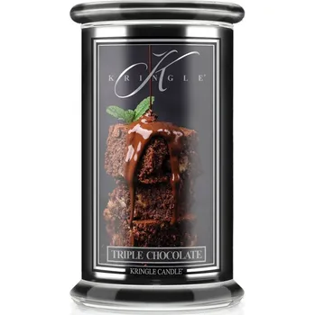 Svíčka Kringle Candle svíčka Reserve Triple Chocolate (sójový vosk), 623 g