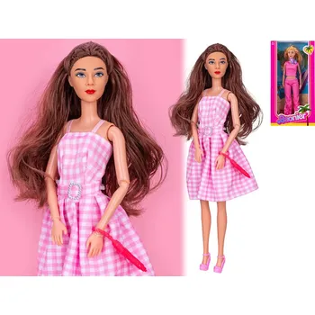 Panenka Mikro trading Panenka módní - 29 cm - s kabelkou