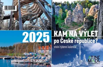 Kalendář Atinemade Stolní kalendář Kam na výlet po České republice? 2025