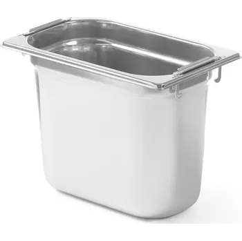 Nádoba 1/4 GN se zasouvacími držadly, HENDI, Profi Line, GN 1/4, 5,5L, (H)200mm