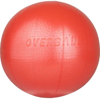 Gymnic OVERBALL - 23 cm, dlouhá zátka - červená
