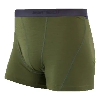 Boxerky Boxerky Sensor MERINO ACTIVE, safari green - XL