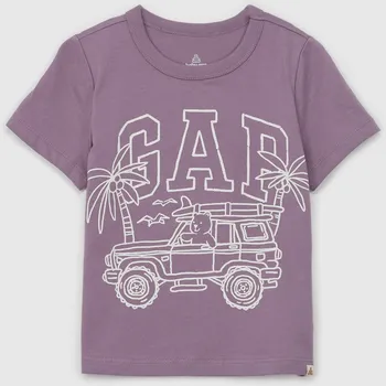 Dívčí tričko GAP Dětské tričko s potiskem - Kluci GAP fuchsiová 2831605