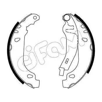 Auto-moto Sada brzdových čelistí CIFAM 153-022Y