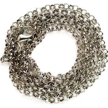 Řetízek Řetízek na krk - Očko kruh - 3 mm / 60 cm