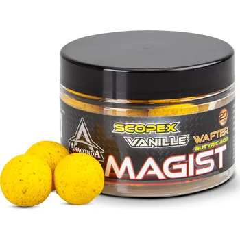Boilies Anaconda Vyvážené boilie Wafter Magist Scopex / Vanille 20 mm/70 g