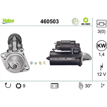 Autoelektrika Startér VALEO 460503