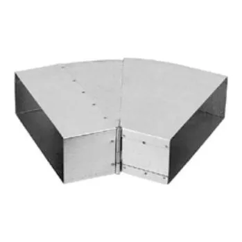 Kouřovod Karl nastavitelné koleno 25°- 45°- kanál, 150 x 50mm