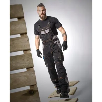 Pánské kalhoty ARDON kalhoty s laclem VISION černé prodloužené L