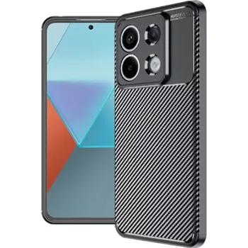 Pouzdro na mobilní telefon Kryt Xiaomi Redmi Note 13 5G, Techsuit CarbonFiber černý