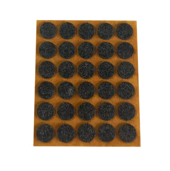 Podložka pod nábytek Samolepicí filc-kulatý, 15mm (30ks/arch)-černý