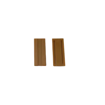 Nábytkové kování Kluzák k nastřelení, 39x16mm-buk 04