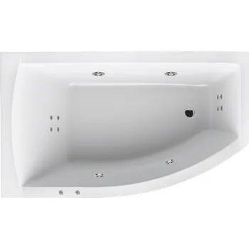 Vana Santech plus SANTECH hydromasážní vana FIONA BODY 200, 160x95 cm, automatický dohřev vody zdarma Varianta: Levá + doprava zdarma + při platbě převodem sleva