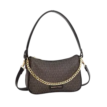 Kabelka Kabelka Marco Tozzi 2-61133-43 Černá Hnědá
