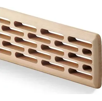 Větrací mřížka Větrací mřížka dřevěná s frézováním cik-cak - jasan