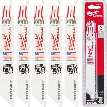 Příslušenství k pile Pilový List pro šavlové pily Milwaukee BIM 150 mm 5 ks