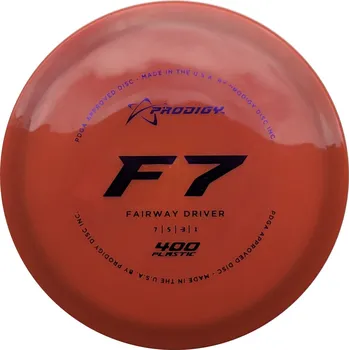 Disc golf Prodigy F7 400 (Speed 7, Glide 5, Turn -3, Fade 1)