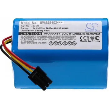 VHBW Baterie pro Liectroux Q7000 / Q8000, 2600 mAh