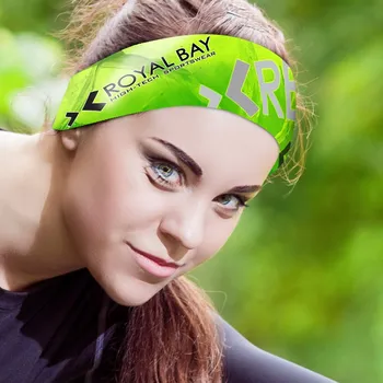 Sportovní čelenka ROYAL BAY sportovní čelenka - Zelená neon