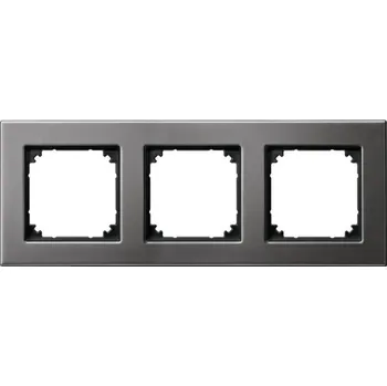 Trojrámeček Merten M-Plan, Rhodium Grey Schneider 475314