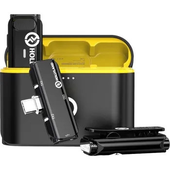 Mikrofon Hollyland Lark C1 Duo bezdrátový klopový mikrofonní systém pro Android