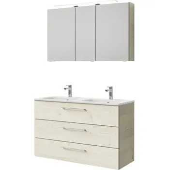 Koupelnový nábytek Koupelnová sestava Pelipal Sunline 121 Block dub 121 cm SET-121-199