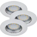 Rabalux LED zápustné bodové svítidlo Lite 3x3W | 720lm | 3000K | IP40 - set 3 svítidel, kruhové