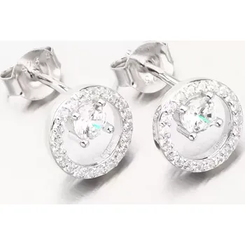 Náušnice Dámské náušnice stříbro 925 zirkon PKL-2178