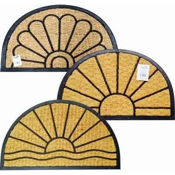 Rohožka Rohožka půlkruh 60x40 cm guma/kokos