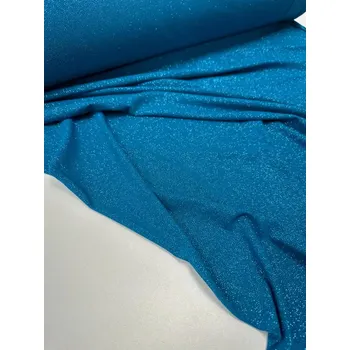 Plesový úplet se třpytkami Petrolej, nová kolekce (E) (Příjemný třpytivý úplet)