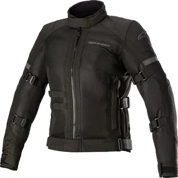Moto bunda ALPINESTARS bunda STELLA CROSSHILL WATERPROOF AIR dámská černá/černá 2025 - L