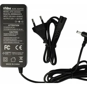 Adaptér k notebooku VHBW Nabíječka pro tiskárny Intermec EasyCoder PC4 Cincon, 72W / 24V / 3A